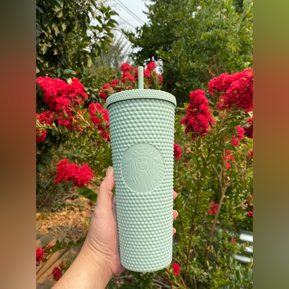 Starbucks BNWT US Matte Mint 24oz Studded Tumbler - Picture 2 of 5